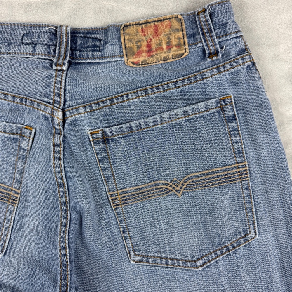 Vintage Y2K Zeep World Classic Denim Men's Blue Jeans Relaxed 100% Cotton 34x30 - Picture 12 of 13